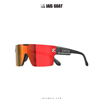 Kapvoe TK404 cycling sunglasses 1-lens design, wide coverage frame