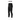 Men's athletic compression long pants by JAIS GOAT featuring a sleek black design and stretch fabric for active sports.