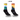 JAIS GOAT Aonijie five-toe running socks in desert and snowy mountain designs, 2-pair set, lightweight and breathable for runners