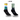 AONIJIE five-toe running socks 2-pair set with snowy mountain and seagull designs, featuring breathable fabric and comfortable fit.